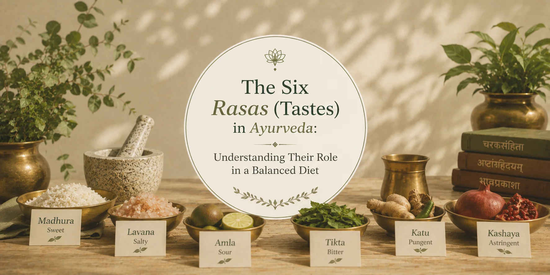 The Six Rasas (Tastes) in Ayurveda: Understanding Their Role in a Balanced Diet